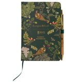 RHS Gifts for Gardeners 'Woodland Wonders' Garden Notebook and Pen by Burgon & Ball