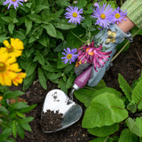 Burgon and Ball RHS Gifts for Gardeners 'Asteraceae' gift-boxed planting trowel and dibber set