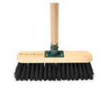 RHS-endorsed 12-inch garden brush with soft PVC bristles, by Burgon & Ball