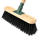 RHS-endorsed 12-inch garden brush with soft PVC bristles, by Burgon & Ball