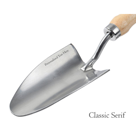 personalized garden trowel Personalised Hand Trowel | RHS Endorsed