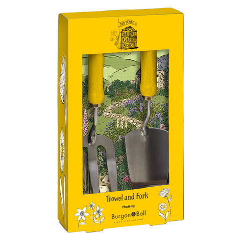 Centenary Collection Trowel and Fork Set - National Garden Scheme, by Burgon & Ball
