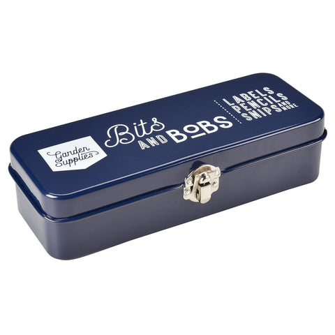 Bits & Bobs storage tin by Burgon & Ball - Atlantic blue