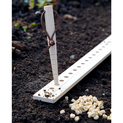  Burgon & Ball GES/PRULE12 Planting Ruler, Wooden