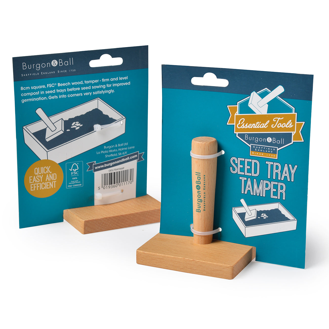 Seed Tray Tamper Burgon and Ball