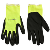 Burgon & Ball FloraBrite fluorescent yellow gardening gloves, size S/M