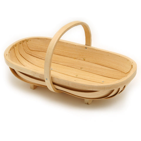 Large wooden garden trug by Burgon & Ball