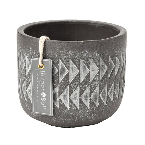 Aztec indoor plant pot by Burgon & Ball