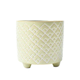 Bilbao large indoor plant pot, pale jade, by Burgon & Ball