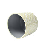Bilbao large indoor plant pot, pale jade, by Burgon & Ball