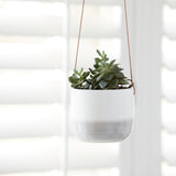 'Ripple' hanging indoor plant pot by Burgon & Ball, indoor plant pot