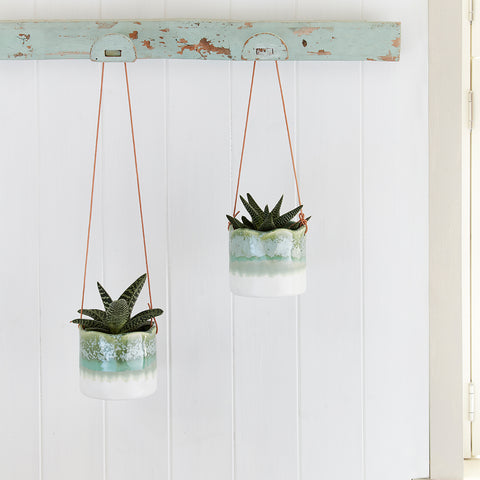 burgon and ball plant pots 'Wave' Hanging Pot