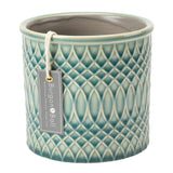 Morocco indoor plant pot by Burgon & Ball - celadon