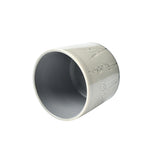 Provence indoor plant pot, small grey, by Burgon & Ball