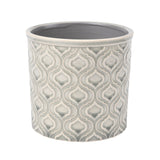 Venetian small grey indoor plant pot by Burgon & Ball