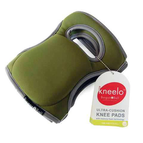 Burgon & Ball Kneelo® gardening knee pads in Moss, memory foam knee pads