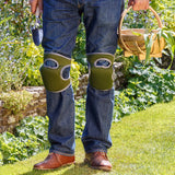 Burgon & Ball Kneelo® gardening knee pads in Moss, memory foam knee pads