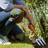 Burgon & Ball Kneelo® gardening knee pads in Moss, memory foam knee pads