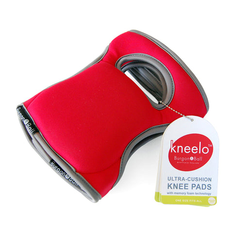 Burgon & Ball Kneelo® gardening knee pads in Poppy, memory foam knee pads