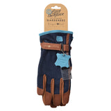 'Love The Glove' women's gardening glove, Denim design, size Small-Medium, by Burgon & Ball