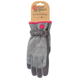 Love The Glove women's gardening gloves in Grey Tweed, size medium-large, by Burgon & Ball