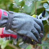 Love The Glove women's gardening gloves in Grey Tweed, size medium-large, by Burgon & Ball