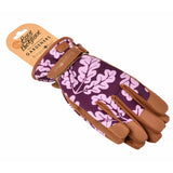Love The Glove 'Oak Leaf' women's gardening glove in Plum, size small-medium, by Burgon & Ball