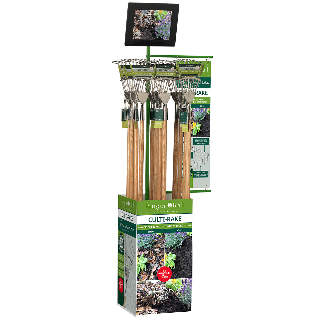 Culti-Rake Display Stand | Burgon & Ball – Burgon and Ball