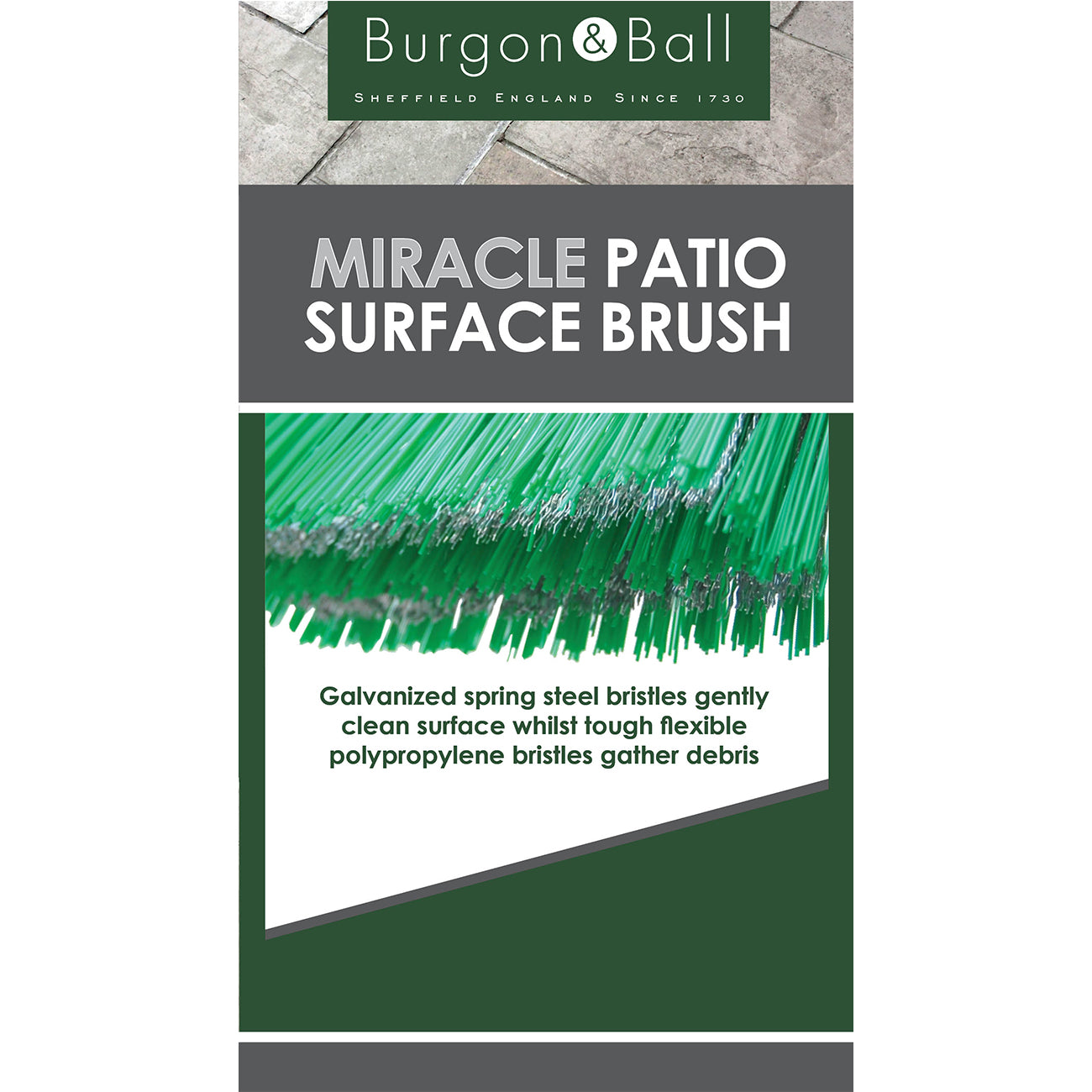 Miracle Patio Surface Cleaning Brush Display Stand Burgon and Ball