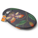 Kneelo® memory foam garden kneeler in RHS 'Passiflora' design, by Burgon & Ball