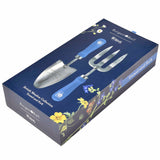 RHS Gifts for Gardeners British Meadow gift-boxed trowel and fork set by Burgon & Ball