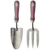 RHS Gifts for Gardeners Passiflora gift-boxed trowel and fork set by Burgon & Ball