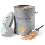 Sophie Conran for Burgon & Ball galvanized steel bird food tin, bird seed tin