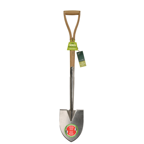 RHS-endorsed small Groundbreaker spade (garden spade) by Burgon & Ball