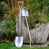 RHS-endorsed small Groundbreaker spade (garden spade) by Burgon & Ball