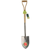 RHS-endorsed large Groundbreaker spade (garden spade) by Burgon & Ball