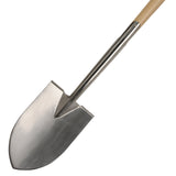 RHS-endorsed large Groundbreaker spade (garden spade) by Burgon & Ball