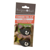 Pack of 2 standard tool clips for Burgon & Ball universal tool rack