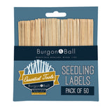 Wooden seedling labels from Burgon & Ball