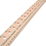 1m planting ruler, wooden, by Burgon & Ball